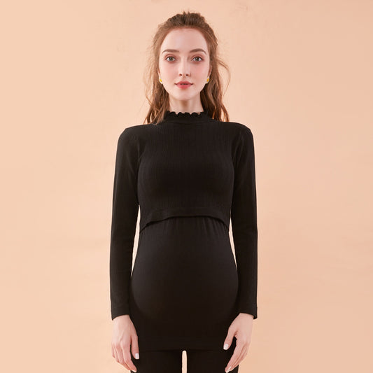 Ropa de otoño y traje de pantalón para mujeres embarazadas