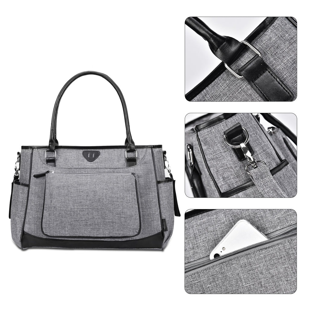 Bolso de Momia Multiusos, Bolso Impermeable de Hombro para Mujeres Embarazadas