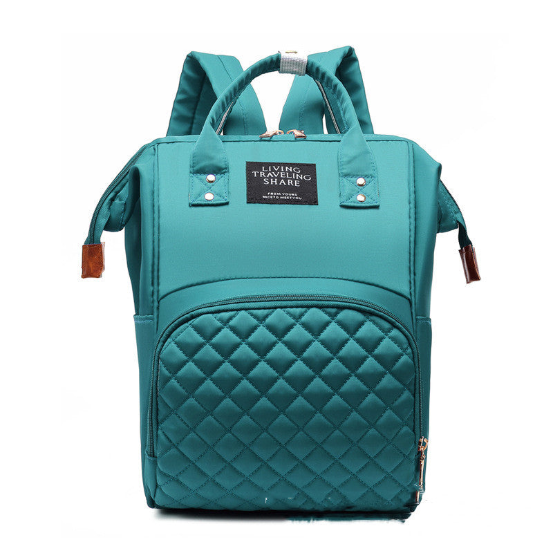Bolsa de pañales conveniente para salir con el bebé, hilo de bordar, bolsa para mujer embarazada