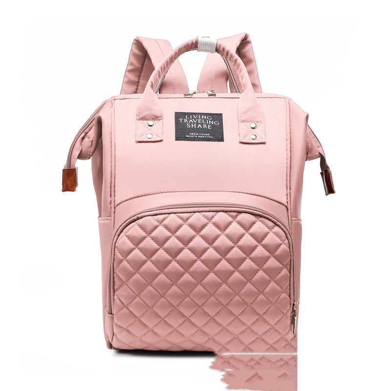 Bolsa de pañales conveniente para salir con el bebé, hilo de bordar, bolsa para mujer embarazada