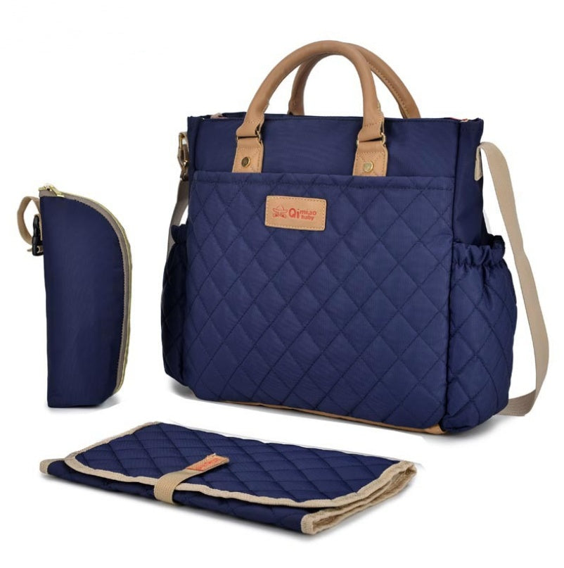 Nueva mochila de momia de gama alta, ligera, a la moda, multifunción, para madres e hijos, embarazadas, de paseo.