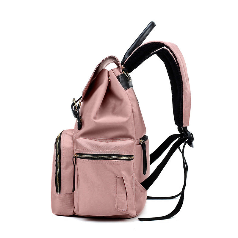 Fabricantes detectan bolsa de momia de gran capacidad multifunción para hombro, bolsa de mujer embarazada impermeable al por mayor, pañalera personalizada para maternidad e infancia