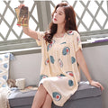 Women nightdress female summer pregnant women large size loose nightgown L-4XL pijamas de mujer sleepshirts women sleepwear