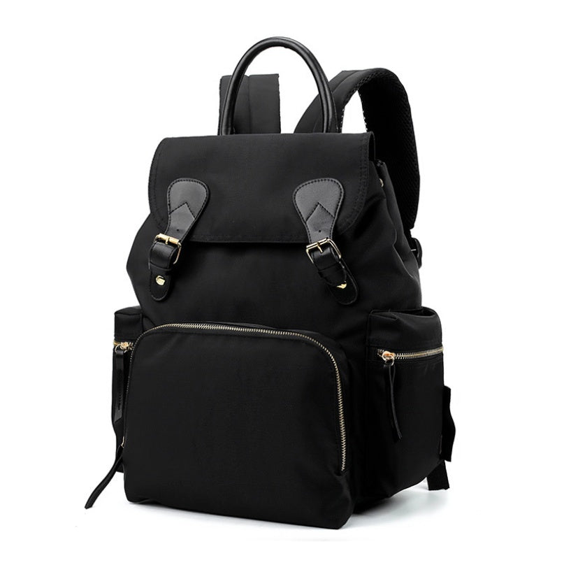 Fabricantes detectan bolsa de momia de gran capacidad multifunción para hombro, bolsa de mujer embarazada impermeable al por mayor, pañalera personalizada para maternidad e infancia