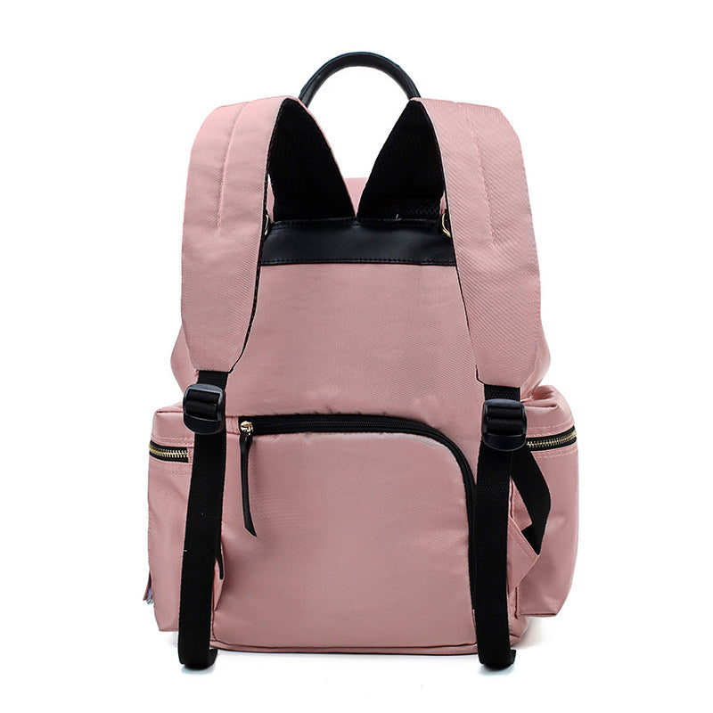 Fabricantes detectan bolsa de momia de gran capacidad multifunción para hombro, bolsa de mujer embarazada impermeable al por mayor, pañalera personalizada para maternidad e infancia