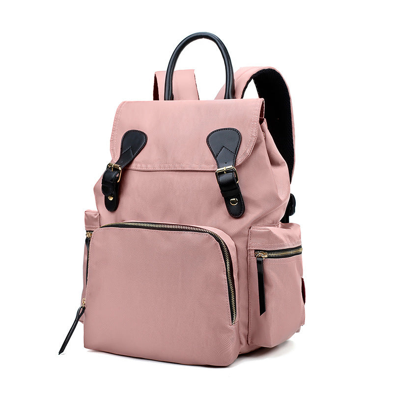 Fabricantes detectan bolsa de momia de gran capacidad multifunción para hombro, bolsa de mujer embarazada impermeable al por mayor, pañalera personalizada para maternidad e infancia